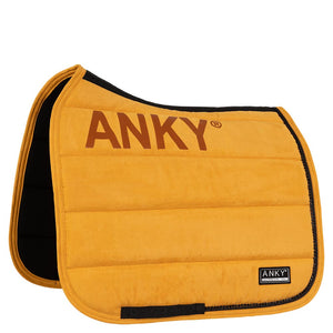 NEW Suede Saddle Pad- Spruce Yellow