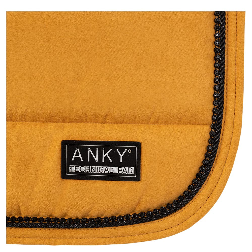 NEW Suede Saddle Pad- Spruce Yellow