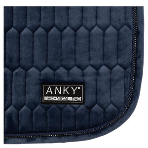 NEW Velvet Saddle Pad- Mood Indigo