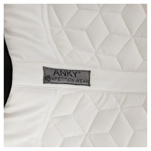 Twill Saddle Pad- White/Navy