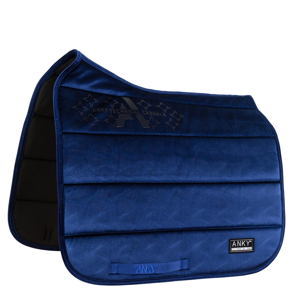 NEW Velvet Saddle Pad- Twilight Blue