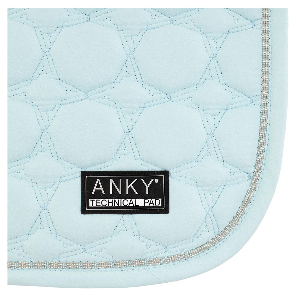 NEW Suede Saddle Pad- Canal Blue