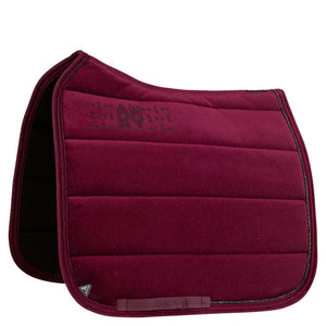 NEW Velvet Saddle Pad- Windsor Wine
