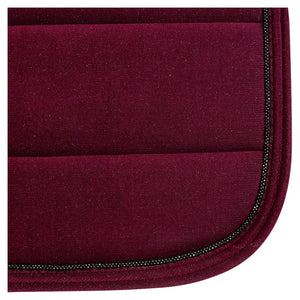 NEW Velvet Saddle Pad- Windsor Wine
