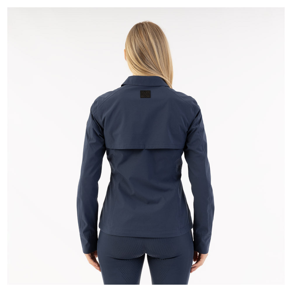 Short Trench Coat- Navy (Outlet)