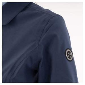 Short Trench Coat- Navy (Outlet)