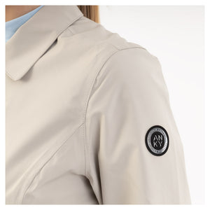 Short Trench Coat- Navy (Outlet)