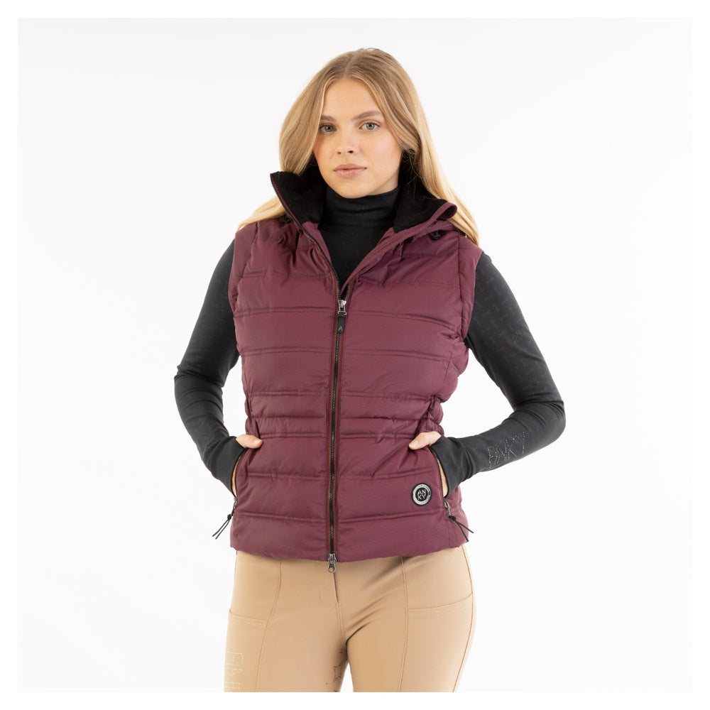 Padded Waistcoat- Windsor Wine (Outlet)
