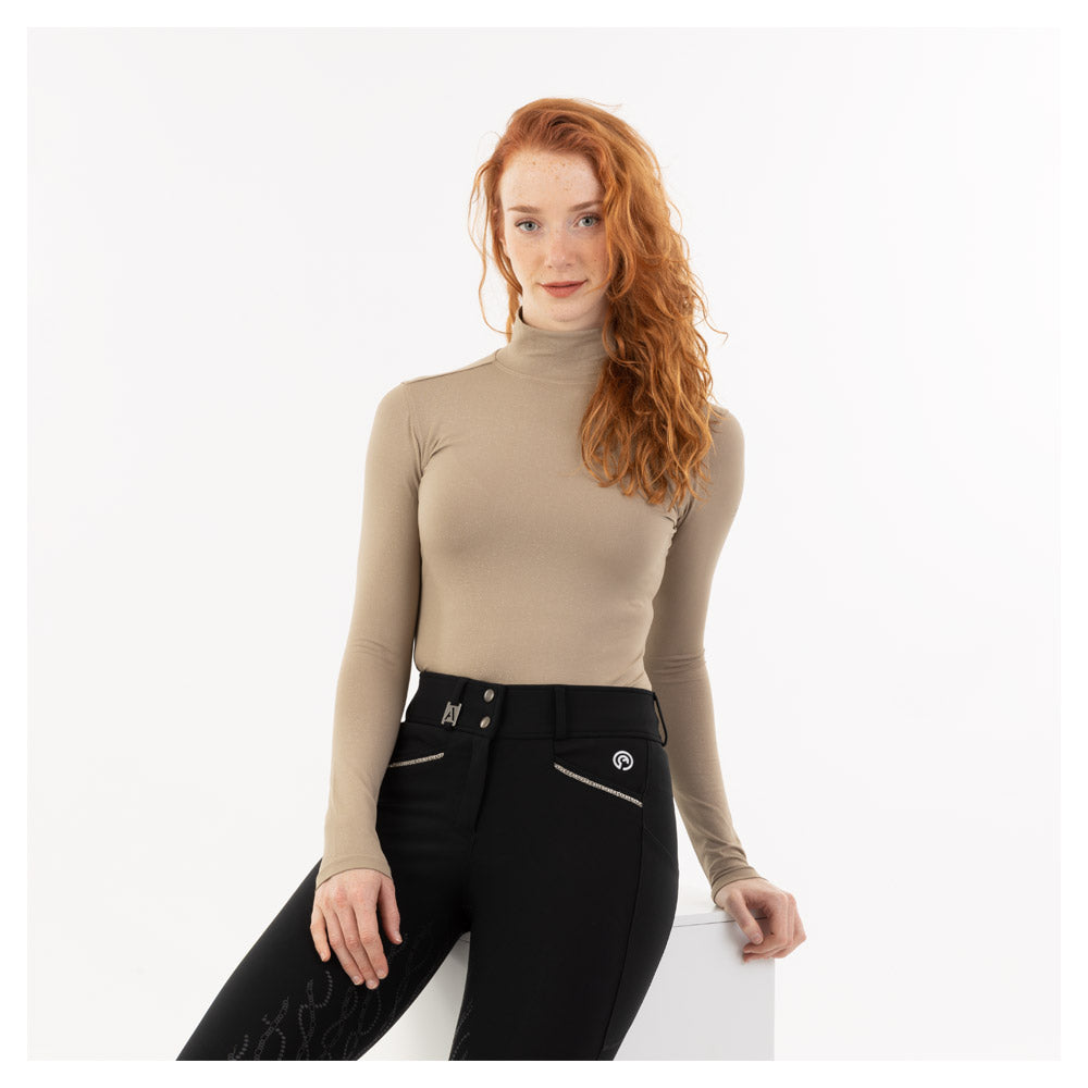 Mockneck- Greige (Outlet)