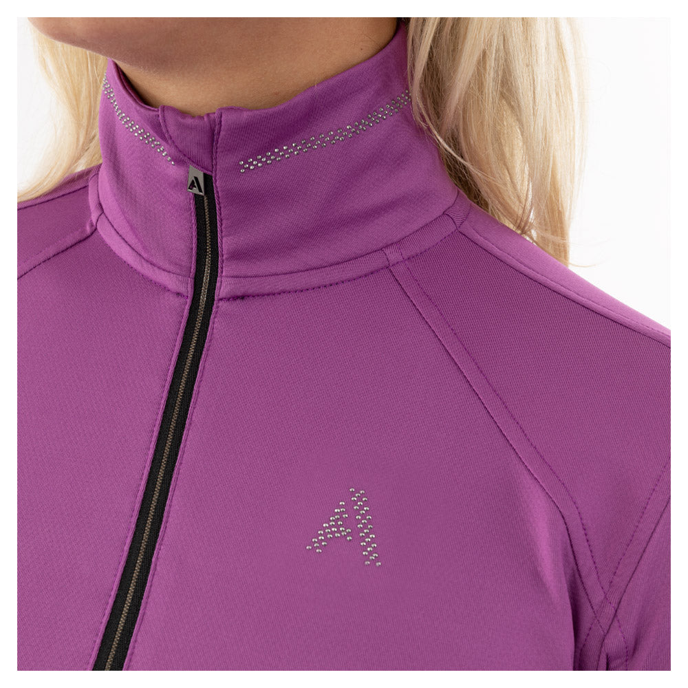 Zip Pullover- Purple (Outlet)