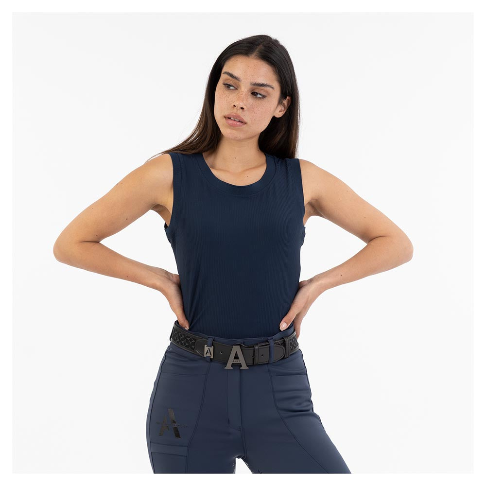 Sleeveless Top- Navy (Outlet)
