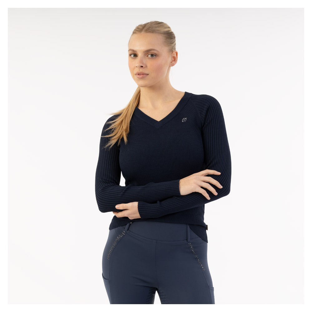 Knit Pullover- Navy (Outlet)