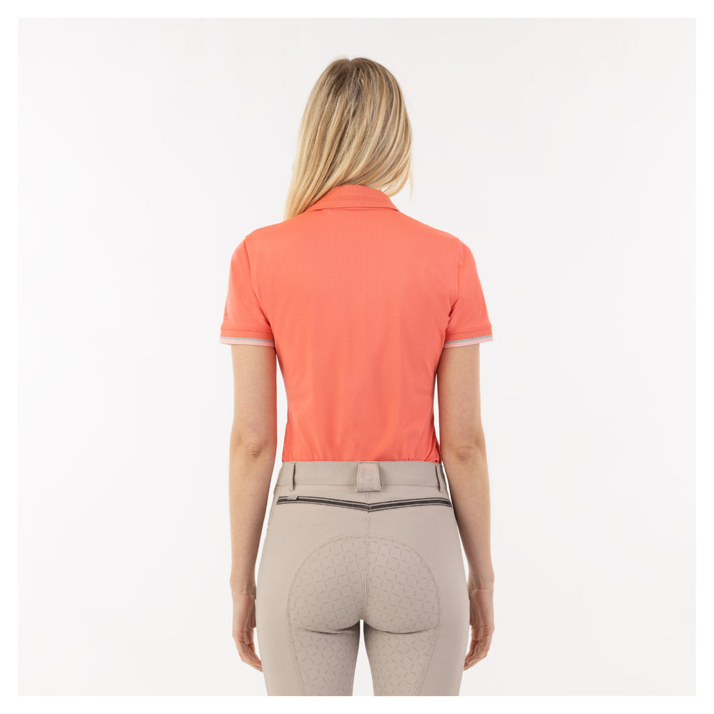 Short Sleeve Polo- Coral Sea (Outlet)