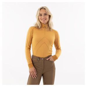 Longsleeve Polo- Spruce Yellow (Outlet)