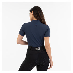 Mockneck Tee- Equestrian Red (Outlet)