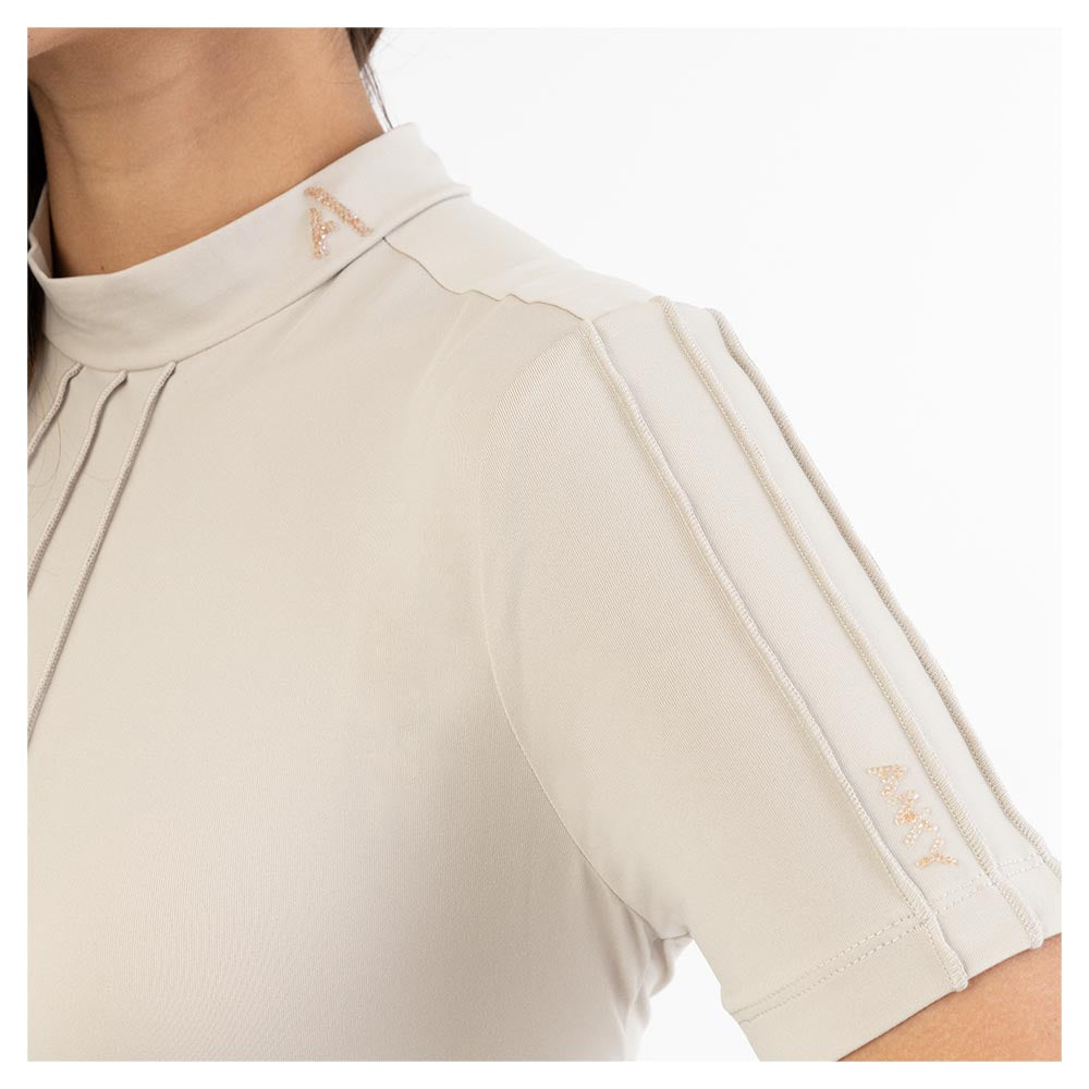 Mockneck Tee- Equestrian Red (Outlet)