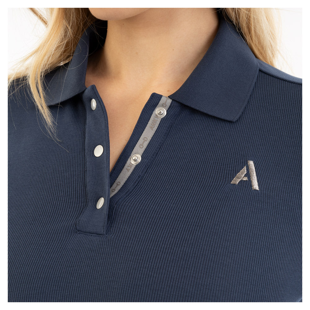NEW Longsleeve Polo- Insignia Blue