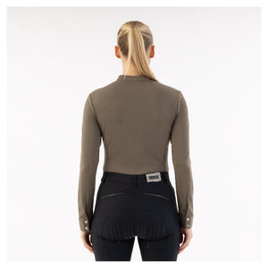 Zip Up Flex Longsleeve- Navy (Outlet)