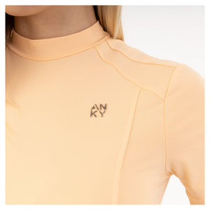 Mockneck Tee- Peach Fuzz (Outlet)