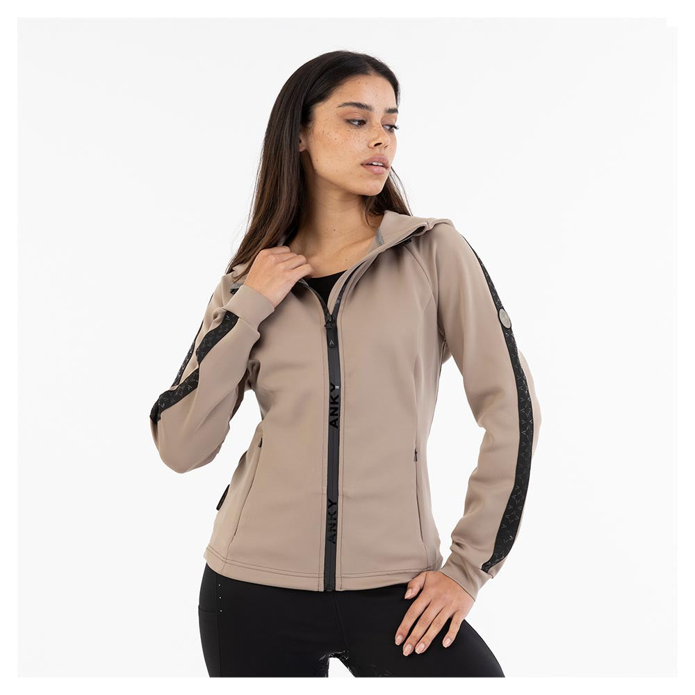Hooded Tech Zip Up- Fungi (Outlet)