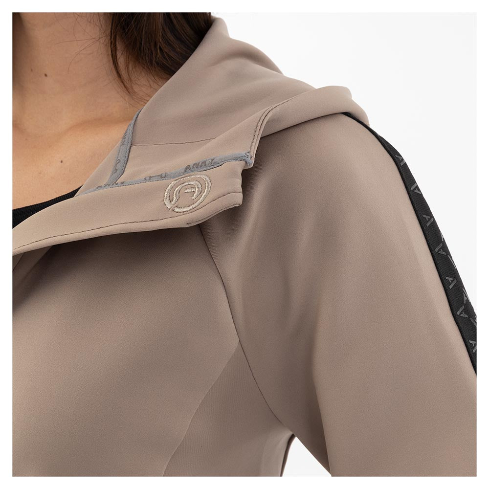 Hooded Tech Zip Up- Canal Blue (Outlet)