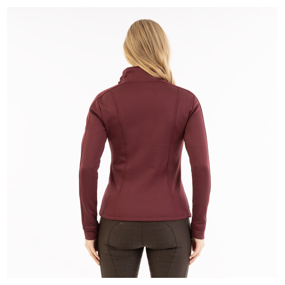 Techno Fabric Zip Up- Windsor Wine (Outlet)