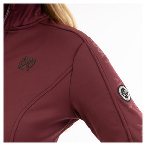 Techno Fabric Zip Up- Windsor Wine (Outlet)