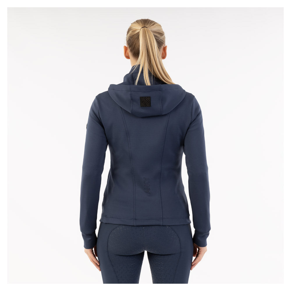 Hooded Tech Zip up- Island Fossil