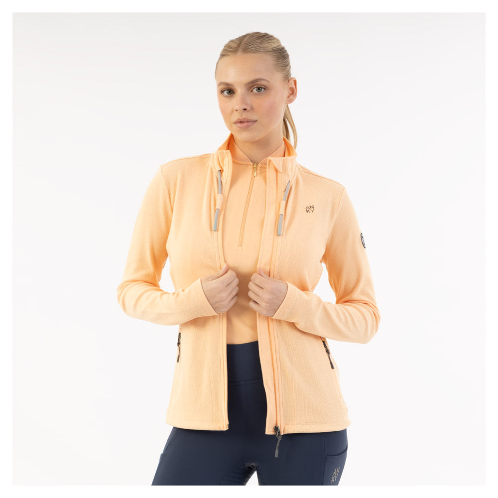 Jersey Zip Up- Peach Fuzz (Outlet)