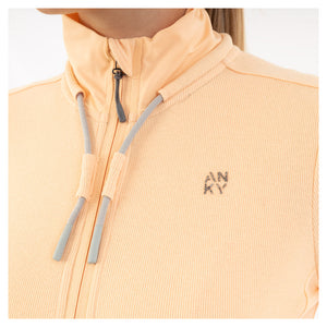 Jersey Zip Up- Peach Fuzz (Outlet)