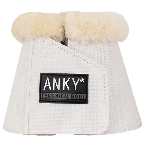 Fur Bell Boots- Bright White