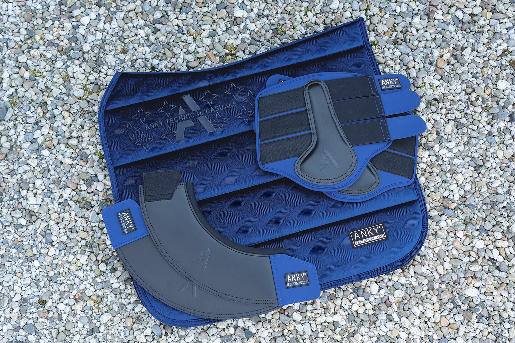 NEW Velvet Saddle Pad- Twilight Blue