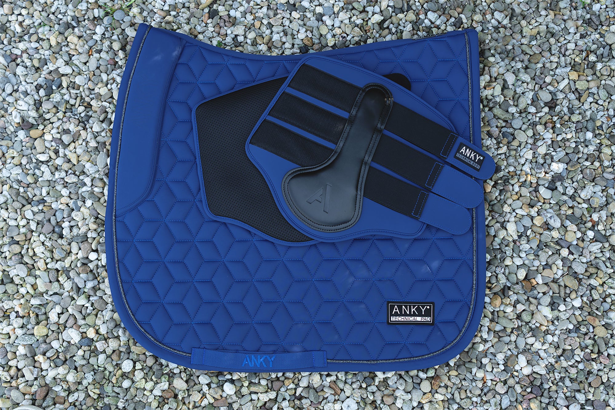 NEW Nylon Saddle Pad- Twilight Blue