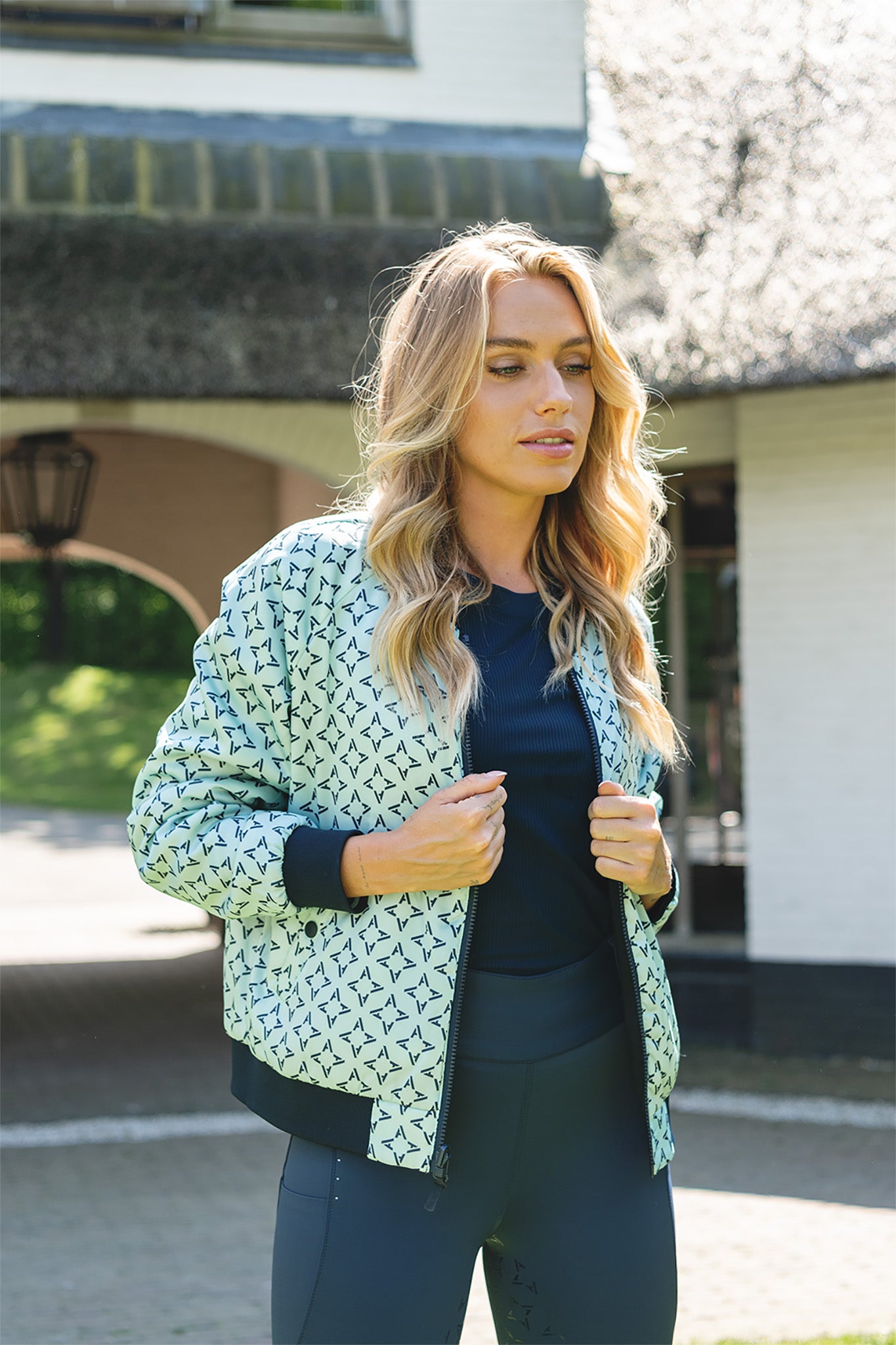 Reversable Bomber- Navy/Canal Blue (Outlet)
