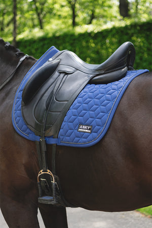 NEW Nylon Saddle Pad- Twilight Blue