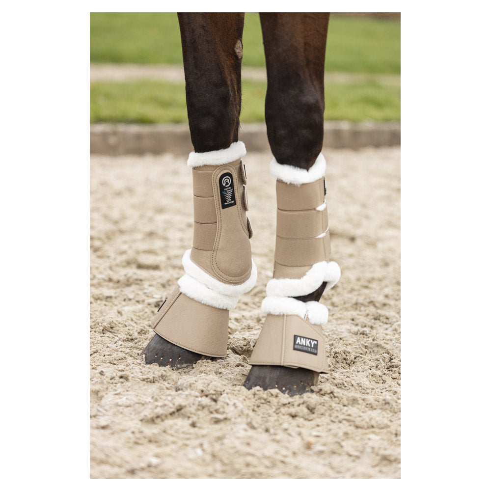 NEW Stepped Saddle Pad- Greige