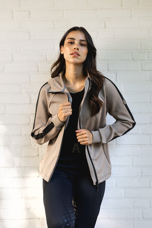Hooded Tech Zip Up- Fungi (Outlet)